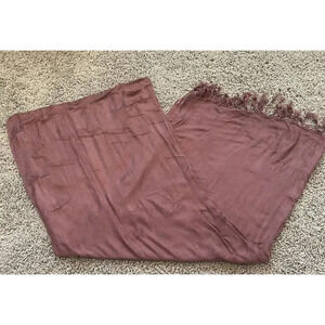 World Market Womens Rectangle Scarf Wrap Purple Rayon 80x33"